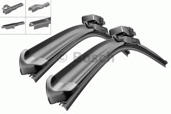 3397014122 BOSCH Комплект щеток стеклоочистителя 650400 Pinch Tab Side Pin 22mm Top lock