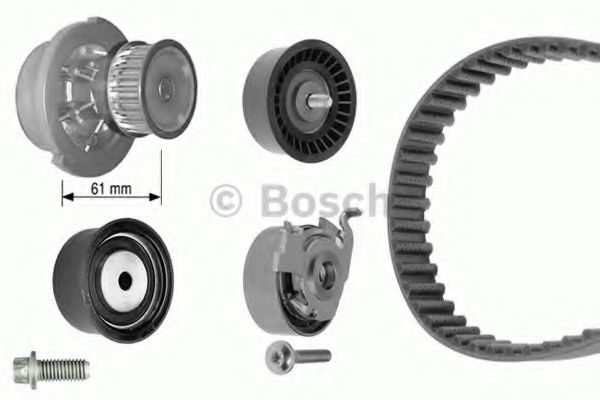 1987948739 BOSCH Водяной насос + комплект зубчатого ремня