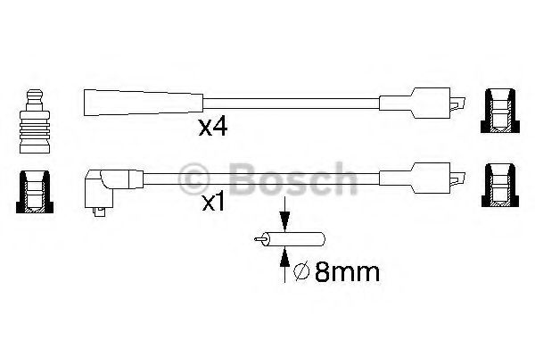 0986356868 BOSCH Компл.вв. пров.