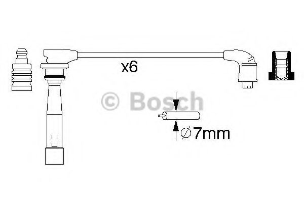 0986356992 BOSCH Высоковольтные провода