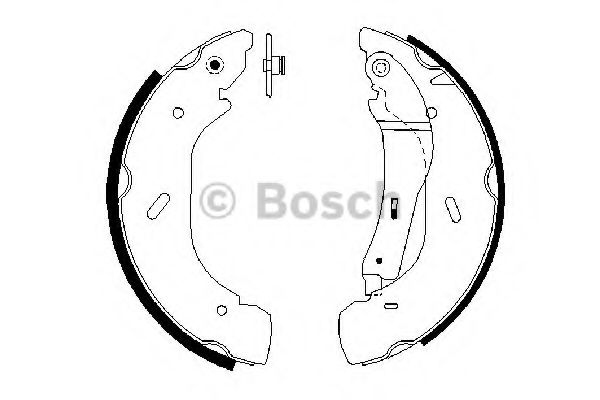 0986487612 BOSCH Колодки тормозные