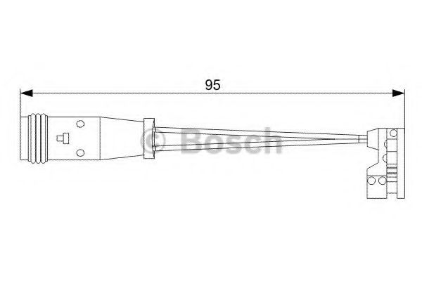 1987473006 BOSCH Датчик износа тормозных колодок передних Bosch