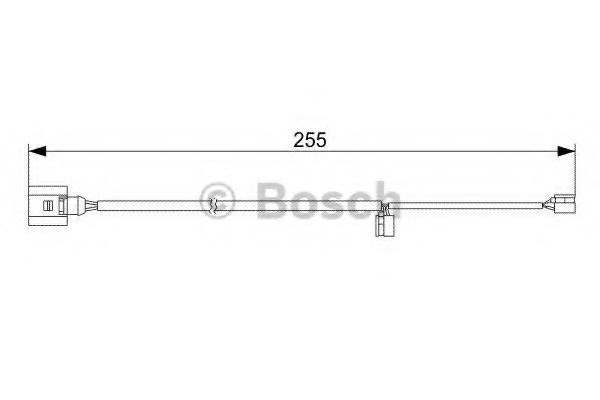 1987473013 BOSCH Датчик износа колодок тормозных задних Q7 06-15 CAYENNE 02-10 TOUAREG 02-10 1987473013 Bosch