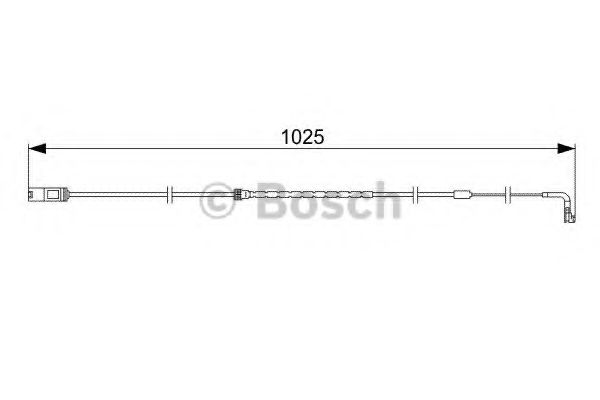 1987473026 BOSCH Датчик износа торм. колодок BMW X5(E70)/X6(E71) 07- задн.