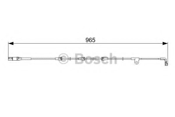 1987473027 BOSCH Датчик износа торм. колодок BMW X5(E70)/X6(E71) 07- передн.