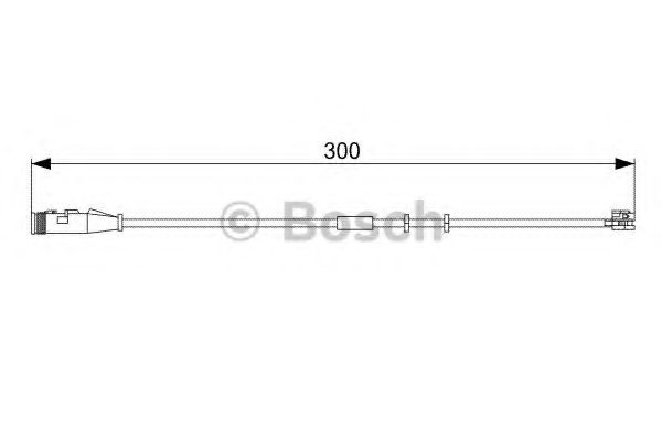 1987473033 BOSCH Датчик износа кол пер opel astra h