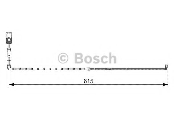 1987473056 BOSCH Датчик износа торм. колодок LAND ROVER RR 05-12 перед. Bosch