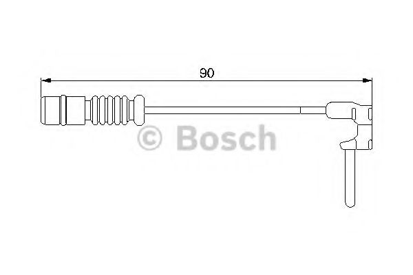 1987474901 BOSCH Датчик износа торм. колодок