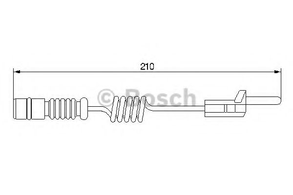 1987474969 BOSCH Датчик износа торм. колодок VW/MB VITO(W638)/SPRINTER/LT 2 95-06 передн./задн.