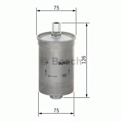 0450905906 BOSCH Фильтр топливный VAG 80/A4/A6/A8/PASSAT -05 1.6-2.8