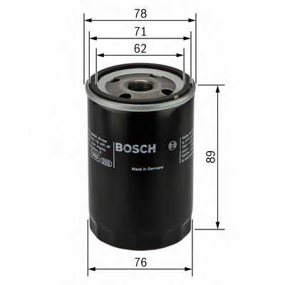 0451103050 BOSCH МАСЛЯНЫЙ ФИЛЬТР