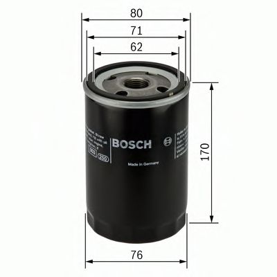 0451103249 BOSCH фильтр масленный