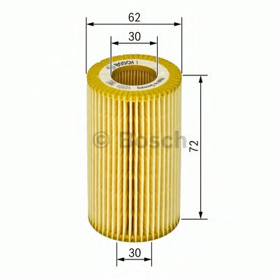 1457429257 BOSCH Фильтр масляный картридж Ford da 1.8-2.3 Bosch