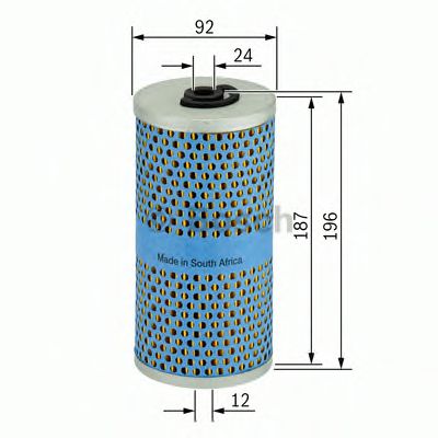 1457429267 BOSCH фильтр масленный