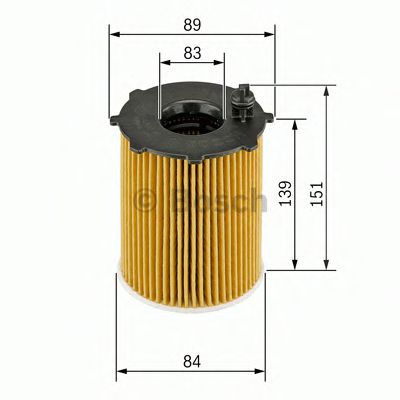 1457429307 BOSCH Фильтр масляный 