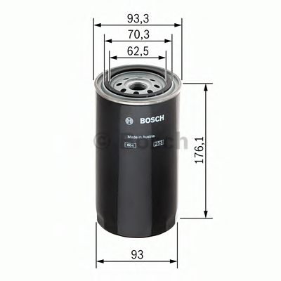 1457429676 BOSCH фильтр топливный