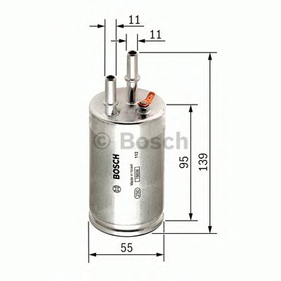F026403014 BOSCH Фильтр топливный VOLVO S80/V60/V70/XC60/XC70 08-