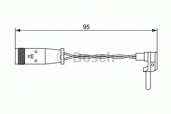 1987473070 BOSCH Датчик износа тормозных колодок перед/зад Bosch