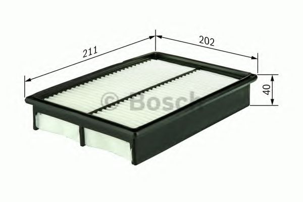 1457433963 BOSCH Фильтр воздушный