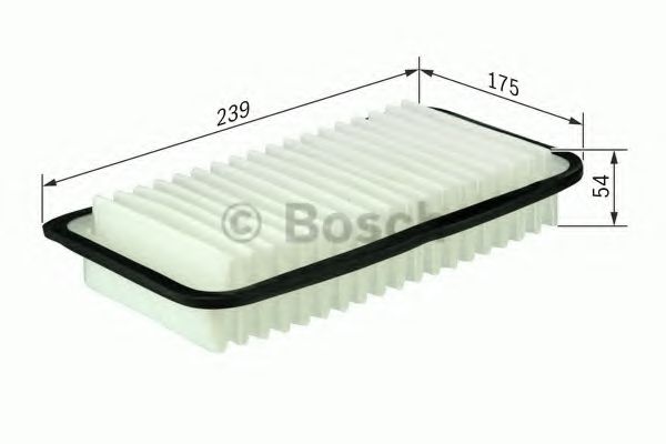 F026400114 BOSCH Фильтр воздушный TOYOTA COROLLA/RAV 4 07- 1.6-2.0
