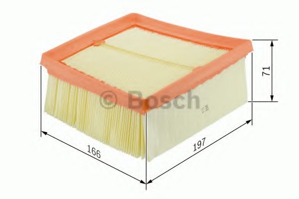 F026400135 BOSCH Фильтр воздушный FORD FIESTA 08-