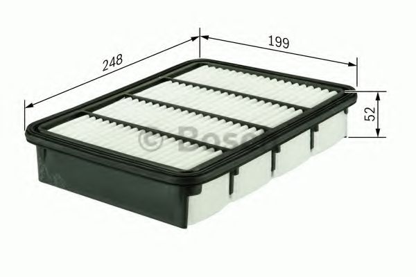 F026400165 BOSCH f 026 400 165_фильтр воздушный mitsubishi galant 2.0-2.5 & 16v24v 96>