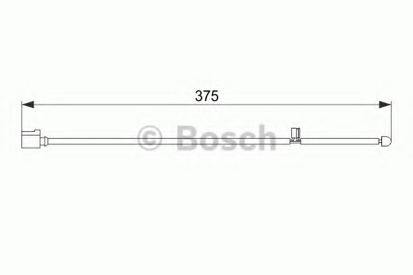 1987474562 BOSCH Датчик износа торм. колодок PORSCHE/VW CAYENNE/TOUAREG 07-