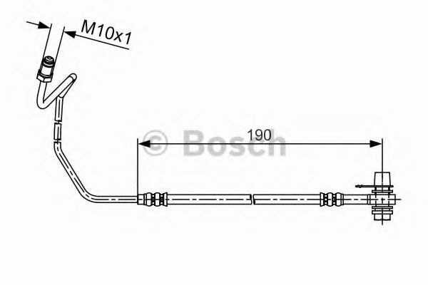 1987481535 BOSCH Шланг тормозной