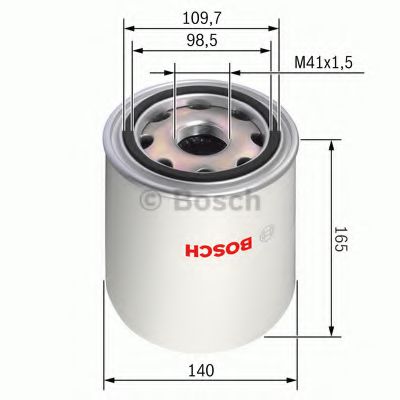 0986628259 BOSCH фильтр осушителя DAF/VanHool/Bova