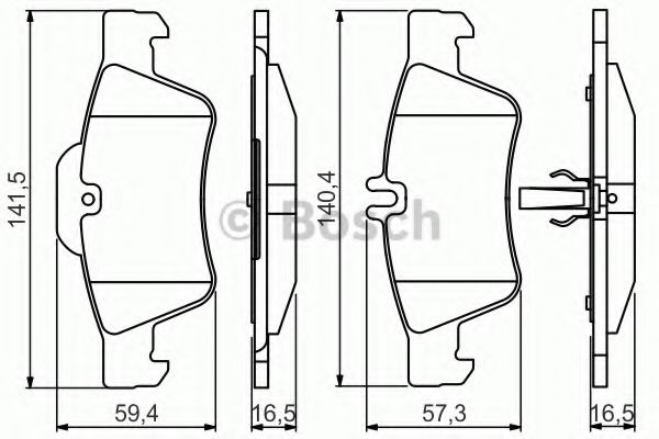 0986495248 BOSCH Колодки тормозные MB W211/E200/E500 02- задн.