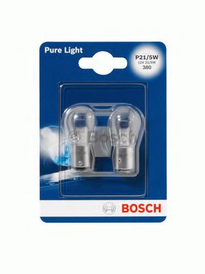 1987301016 BOSCH Лампа P21/5W 12V Bosch блистер 2 шт.