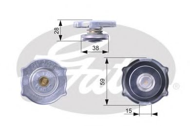 RC135 GATES КРЫШКА RC135