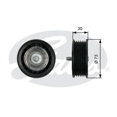 T36435 GATES Ролик ремня приводного mercedes w204212251166221 3.5