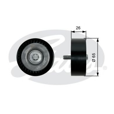 T36437 GATES Ролик (532631) 783-21537 