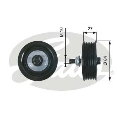 T36602 GATES ролик ремня приводного toyota yaris 1.01.3 99-