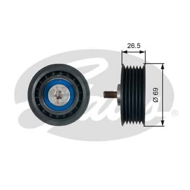 T38099 GATES Ролик ремня приводного AUDI A6/A8/MB W202/210/SPRINTER