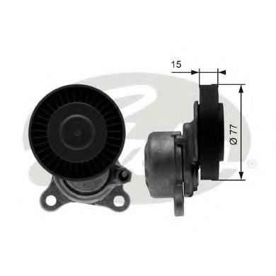 T38441 GATES ролик-натяжитель приводн. ремня l.rover