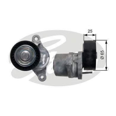 T39189 GATES ролик приводного ремня citroen. peugeot 1.4hdi-1.6hdi 09>