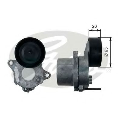 T39196 GATES ролик приводного ремня mb w204 1.8cdi-2.2cdi om651.912913 08>