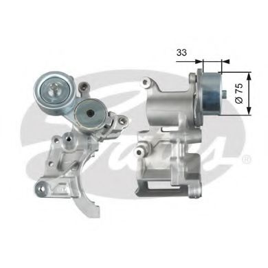 T39271 GATES Натяжитель ремня приводного toyota land cruiser 90120150 3.0d