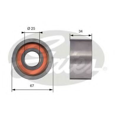 T41178 GATES Ролик ремня грм citroen jumperfiat ducatopeugeot boxer