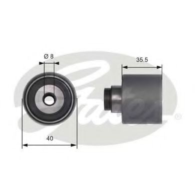 T41229 GATES ролик ремня грм audi a3a4vw golf 4passat 1.4-2.0d
