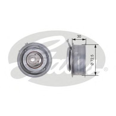 T43010 GATES Ролик натяжной ремня ГРМ GATES T431