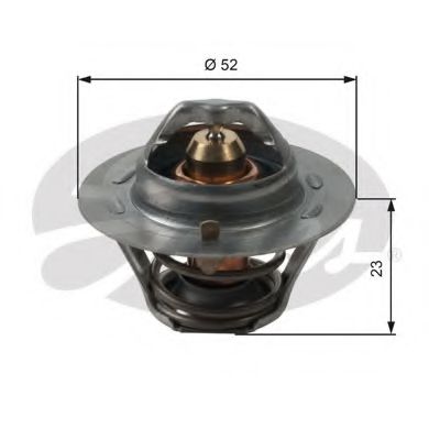 TH14088G1 GATES Термостат toyota ford