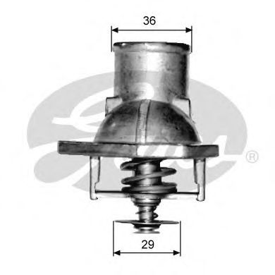 TH15192G1 GATES Термостат OPEL OMEGA 1.8-2. 86-94