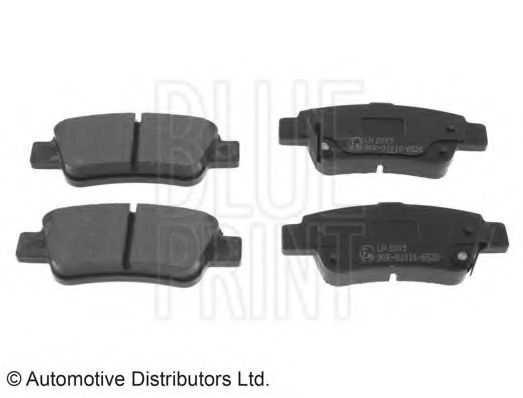 ADH24276 BLUE PRINT Комплект тормозных колодок, дисковый тормоз
