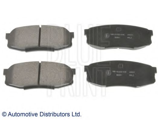 ADT342176 BLUE PRINT Колодки тормозные ADT342176