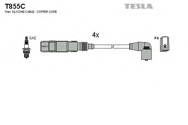 T855C TESLA Бронепровода