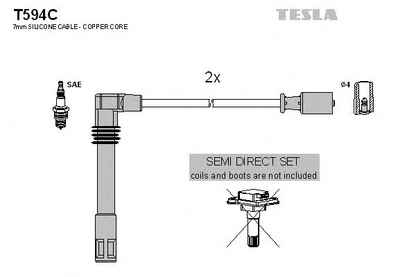T594C TESLA Провод высокого напряжения