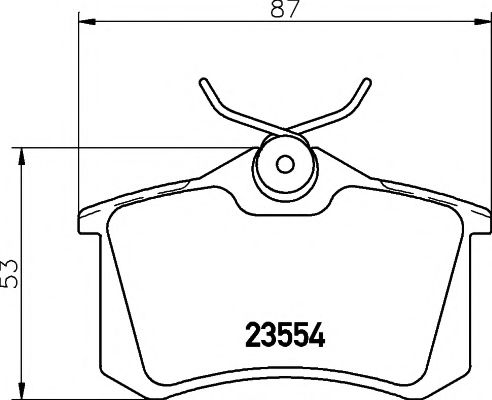 2355406 TEXTAR КОЛОДКИ ТОРМ.ЗАД.